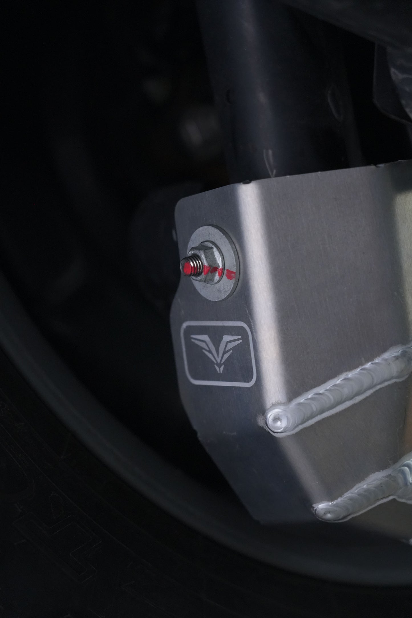 Fuken FK Al-Mg Alloy Lower Shock Mount Skids (Pair)|2024+ Lexus GX550h 2.4L Turbo Hybrid / 3.5L Twin-Turbo V6