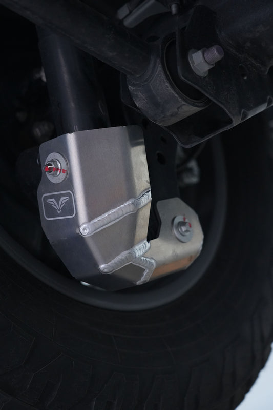 Fuken FK Al-Mg Alloy Lower Shock Mount Skids (Pair)|2024+ Lexus GX550h 2.4L Turbo Hybrid / 3.5L Twin-Turbo V6
