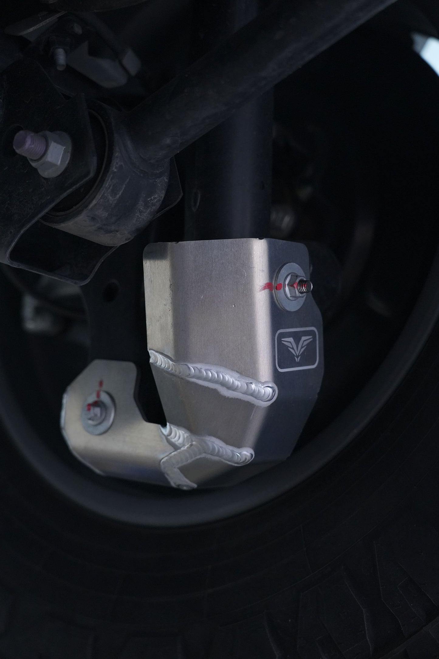 Fuken FK Al-Mg Alloy Lower Shock Mount Skids (Pair)|2024+ Lexus GX550h 2.4L Turbo Hybrid / 3.5L Twin-Turbo V6