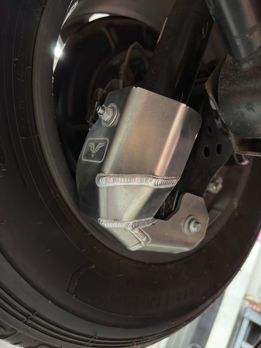 Fuken FK Al-Mg Alloy Lower Shock Mount Skids (Pair)|2024+ Toyota Land Cruiser (LC250) 2.4L Turbo Hybrid / 2.7L 4-Cylinder / 2.8L Turbo Diesel